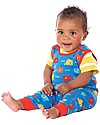Frugi Short Sleeve Lowen Body, Yellow - 100% Organic Cotton Short Sleeves Bodies