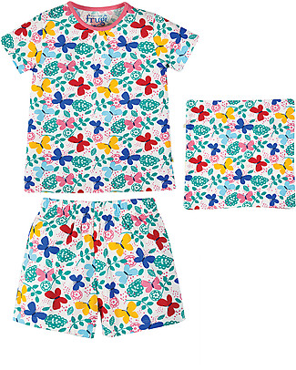 Frugi Sleepy Pack Pyjama - Mini Butterflies - Organic Cotton Pyjamas