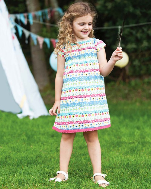 Frugi Smocked Gypsy Dress - Multi-colour - 100% Organic Cotton! Dresses_
