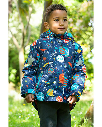 Frugi Snow and Ski Waterproof Coat - Space - Welded Seams Waterproof