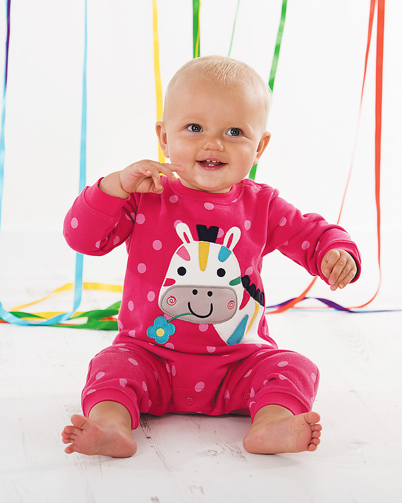Details about   Frugi Baby's Organic Cotton Snug and Cosy Romper in Raspberry for 6-12 Months 