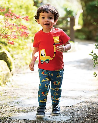 Frugi Snuggle Crawlers - Dig a Rainbow Trousers