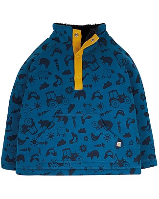 Frugi Snuggle Fleece - at the Farm - Organic Cotton Sweatshirts