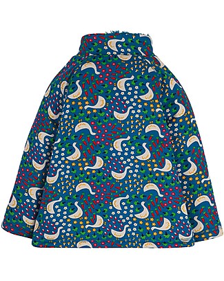 Frugi Snuggle Fleece - Blue SpringTime Geese - Organic Cotton Sweatshirts