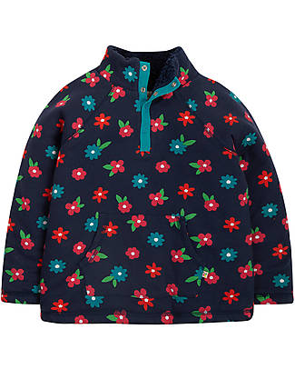 Frugi Snuggle Fleece - Indigo Bloom Sweatshirts