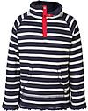 Frugi Snuggle Fleece, Navy Mid Breton - 100% organic cotton Sweatshirts