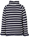 Frugi Snuggle Fleece, Navy Mid Breton - 100% organic cotton Sweatshirts