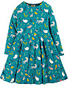 Frugi Sofia Skater Dress - Farmyard - Elasticated organic cotton Dresses_