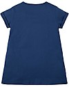 Frugi Sophie Applique Top, Marine Blue/Mermaid - 100% organic cotton T-shirts