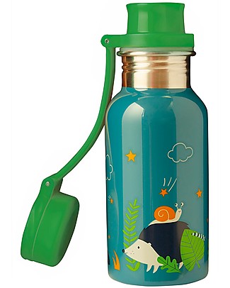 Frugi Splish Splash Steel Bottle - Dusk Walk - 400 ml Metal Bottles