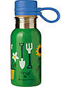 Frugi Splish Splash Steel Bottle - Garden - 400 ml - The National Trust Collaboration! Thermos Bottles