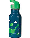Frugi Splish Splash Steel Bottle - Nessie - 400 ml Non-Thermal Water Bottles