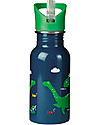 Frugi Splish Splash Steel Bottle - Nessie - 400 ml Non-Thermal Water Bottles