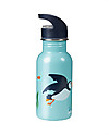 Frugi Splish Splash Steel Bottle - Puffin - 400 ml Thermos Bottles