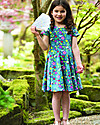 Frugi Spring Skater Dress - Garden Friends (4-7 anni) - Elasticated organic cotton Dresses_