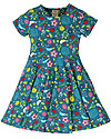Frugi Spring Skater Dress - Garden Friends (4-7 anni) - Elasticated organic cotton Dresses_
