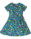 Frugi Spring Skater Dress - Garden Friends (4-7 anni) - Elasticated organic cotton Dresses_