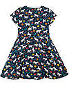 Frugi Spring Skater Dress - Indigo - Wild Horses - Organic Cotton Dresses_
