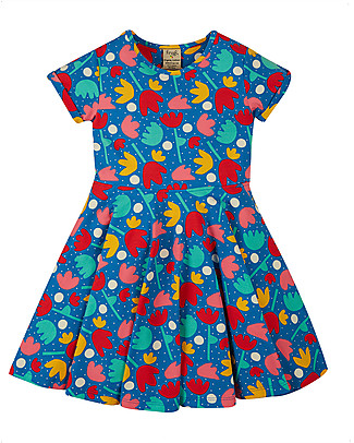 Frugi Spring Skater Dress - Lotus Bloom - Organic Cotton Dresses