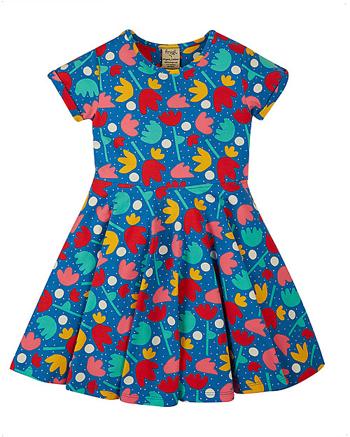 Frugi Spring Skater Dress - Lotus Bloom - Organic Cotton Dresses_