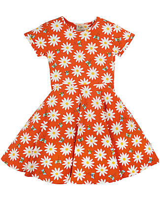 Frugi Spring Skater Dress - Nice Daisy - Organic Cotton Dresses_