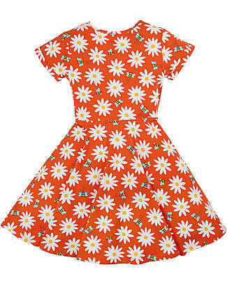 Frugi Spring Skater Dress - Nice Daisy - Organic Cotton Dresses_