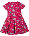 Frugi Spring Skater Dress - Pink Rainbow Walks - Organic Cotton Dresses_