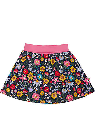 Frugi Spring Skort - Indigo Pollinators - Pollinators - Organic Cotton Skirts