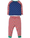 Frugi Stargaze Pyjamas, Twilight Sky/Train - 100% organic cotton Pyjamas