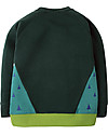 Frugi Summit Sweatshirt, Fir Tree/Dino - 100% organic cotton Jumpers