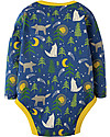 Frugi Super Special 3-Pack Bodysuits, Wolf - 100% organic cotton Long Sleeves Bodies