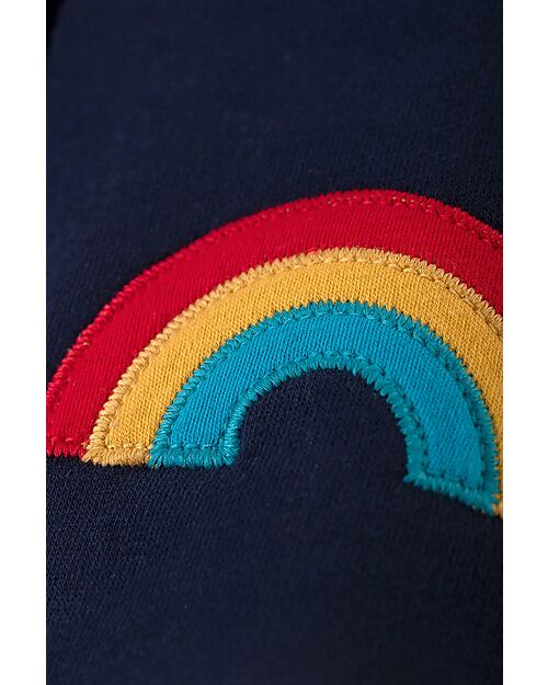 Frugi Switch Character Crawlers - Indigo and Rainbow - Chase the Rainbow - 100% Organic Cotton Trousers