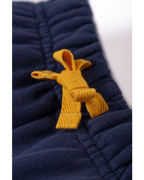 Frugi Switch Character Crawlers - Indigo and Rainbow - Chase the Rainbow - 100% Organic Cotton Trousers