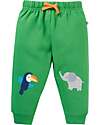 Frugi Switch Character Crawlers Palm/jungle - Green - Organic Cotton Trousers
