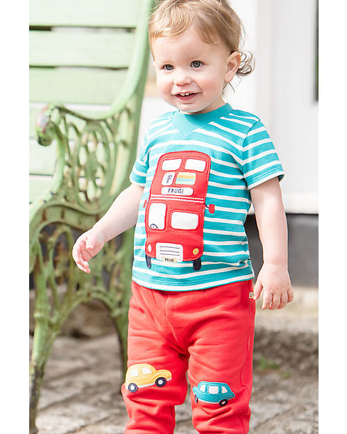 Frugi Switch Easy On T-Shirt - Camper Breton & Bus - London Transport - Organic Cotton T-shirts