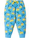 Frugi Switch Snuggle Crawlers with Echinacea - Light Blue - Organic Cotton Trousers