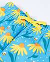 Frugi Switch Snuggle Crawlers with Echinacea - Light Blue - Organic Cotton Trousers