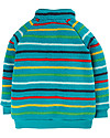 Frugi Ted Fleece Zip Up - Rainbow Stripes - Eco-friendly and Super Soft! Jackets