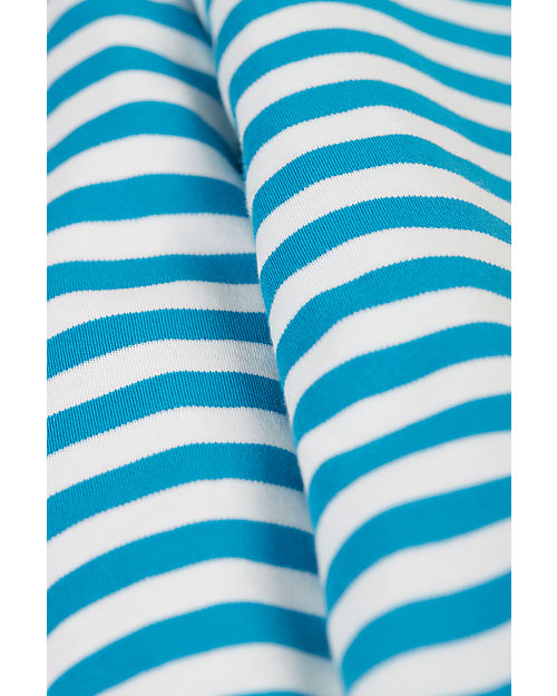Frugi The National Trust Discov Applique Top - Blue Stripe - 100% Organic Cotton Sweatshirts