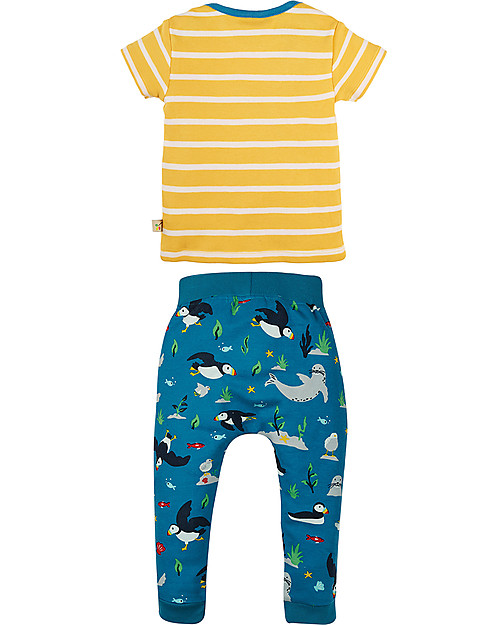 Frugi The National Trust Olly Outfit - Puffin - organic cotton Sets And Co-Ords