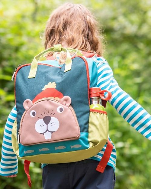 Frugi The National Trust Play Around Backpack - Beaver Kindergarten Backpacks