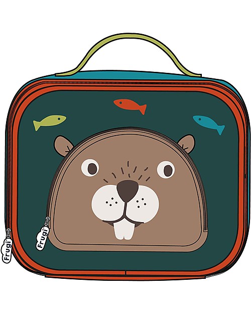 Frugi The National Trust Play Around Lunch Bag - Beaver Thermal Containers