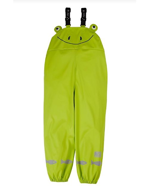 Frugi The National Trust Puddle Buster Trousers - Frog Dungarees
