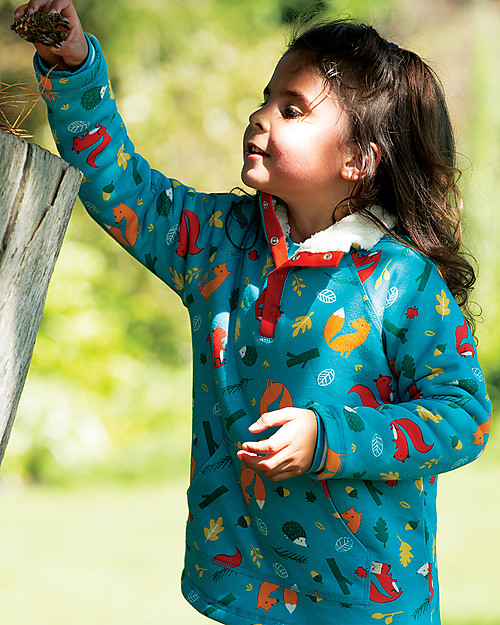 Frugi The National Trust Snuggle Fleece - Woodland Wander - Organic Cotton Sweatshirts