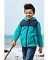 Frugi Theo Ted Fleece Jacket - Camper Blue/Indigo Jackets