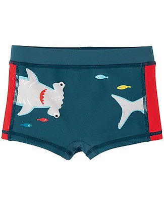 Frugi Tide Pool Trunks - Steely Blue/Shark - UPF 50+ Swimming Trunks