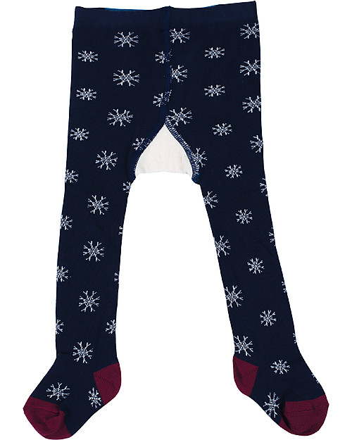 Frugi Tiggy Tights Polar Bear - Organic Cotton (not itchy!) Tights