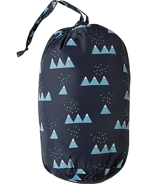 Frugi Toasty Trail Packaway Quilted Jacket, Mountain Range - Eco-friendly! Jackets