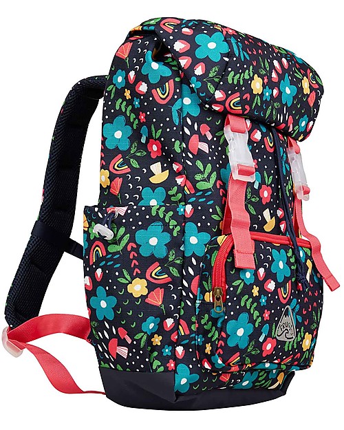 Frugi Trail Blazing Backpack - Blooming Bright Kindergarten Backpacks