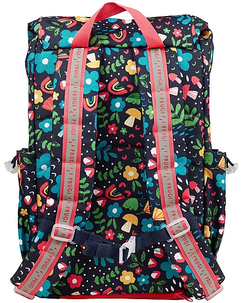 Frugi Trail Blazing Backpack - Blooming Bright Kindergarten Backpacks